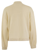Peserico Cotton And Linen Zipped Sweatshirt