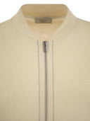 Peserico Cotton And Linen Zipped Sweatshirt