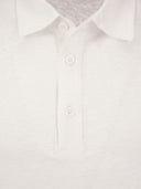 Majestic Linen Polo Shirt con bottoni