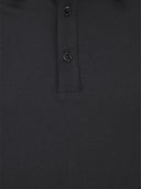Majestic Short Sleeved Polo Shirt In Lyocell And Cotton