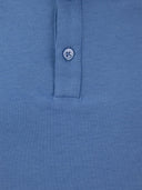 Majestic Short Sleeved Polo Shirt In Lyocell And Cotton