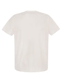 Majestic Crew Neck T Shirt In Lyocell And Cotton