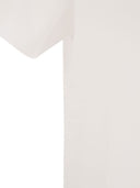 Majestic Crew Neck T Shirt In Lyocell And Cotton