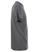 Majestic Crew Neck T Shirt In Silk And Cotton