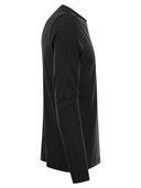 Maglietta maestosa per il collo dell'equipaggio in seta e cotone