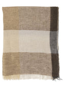 Peserico Lino, Viscose y Lurex Blend Bob Buff