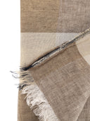 Peserico Lino, Viscose y Lurex Blend Bob Buff