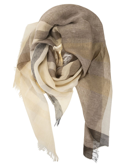 PESICO LINEN, VISCOSE EN LUREX MEND BOB SCARF