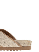 Peserico Jute And Leather Sandal