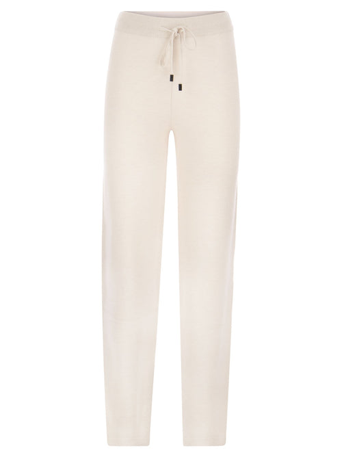 Peserico -wol, zijde en kasjmierbroekbroek