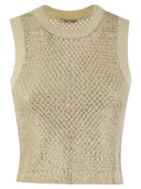 Peserico Cotton y lino Cordonet Top