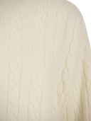 Peserico Ploited Jumper in Wool Silk e Cashmere Blend