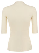 Peserico Tricot Jersey With Half Sleeves