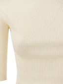 Peserico Tricot Jersey With Half Sleeves
