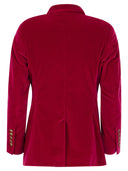 Saulina Angelica Blazer in velluto a due bottoni