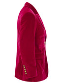 Saulina Angelica Blazer in velluto a due bottoni
