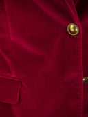 Saulina Angelica Blazer in velluto a due bottoni