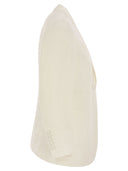 Giacca a due bottoni in lino di saulina adelaide