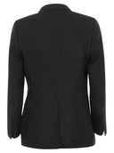 Giacca a due bottoni in lino di saulina adelaide