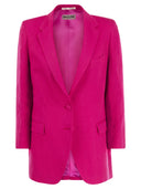 Saulina Antonia Linen Blazer a due bottoni