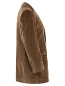 Giacca in velluto a petto singolo Saulina Antonia