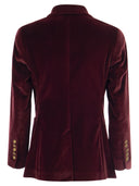 Saulina Antonia Single Breasted Velvet Jacket