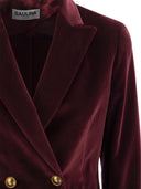 Saulina Antonia Single Breasted Velvet Jacket