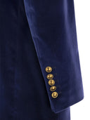 Giacca in velluto a petto singolo Saulina Antonia