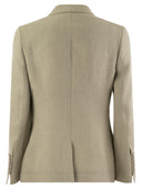 Saulina Anna Double Breasted Linen Jacket