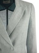 Saulina Assunta Double Breasted Linen Jacket