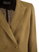 Giacca di lino a doppio petto di Saulina Assunta