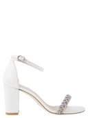 Stuart Weitzman Sandalia abierta de Highshine Highshine con joya