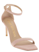 Stuart Weitzman Nunakedcurve 85 Leather Sandal With Heel