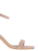 Stuart Weitzman Nunakedcurve 85 Leather Sandal With Heel