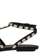 Sandalia de tanga Stuart Weitzman Pearlita con perlas