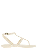 Sandalia de tanga Stuart Weitzman Pearlita con perlas