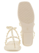 Sandalia de tanga Stuart Weitzman Pearlita con perlas