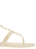 Sandalia de tanga Stuart Weitzman Pearlita con perlas