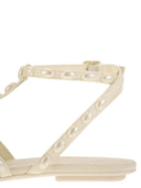 Sandalia de tanga Stuart Weitzman Pearlita con perlas