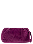 MC2 Saint Barth gewatteerde fluwelen koppelingstas