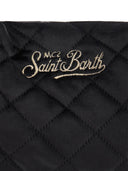 Mc2 Saint Barth Quilted Velvet Clutch Bag