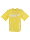 Marni Cotton Jersey T -shirt met Marni -print