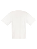 Marni Cotton Jersey T Shirt With Marni Print