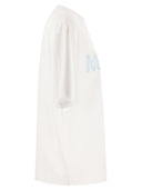 Marni Cotton Jersey T Shirt With Marni Print