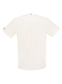 Mc2 Saint Barth Cotton T Shirt With Snoopy Disco Club Print