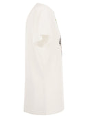 Mc2 Saint Barth Cotton T Shirt With Snoopy Disco Club Print