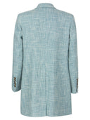 Giacca lunga saulina alba