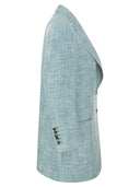 Giacca lunga saulina alba