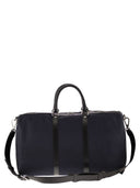 Kiton Nylon Weekend Bag With Leather Details