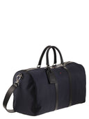 Kiton Nylon Weekend Bag With Leather Details